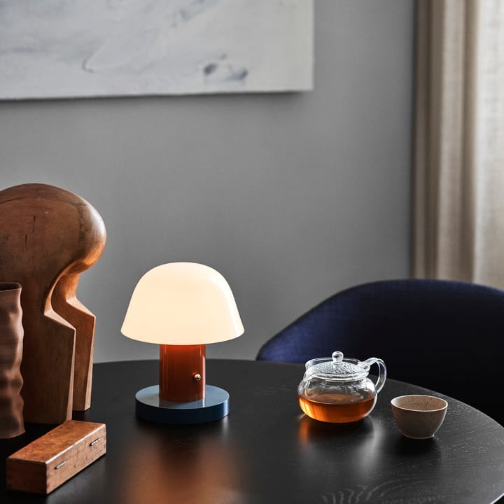 Lampa stołowa Setago JH27 , Rust-thunder (ciemna pomarańcz) &Tradition