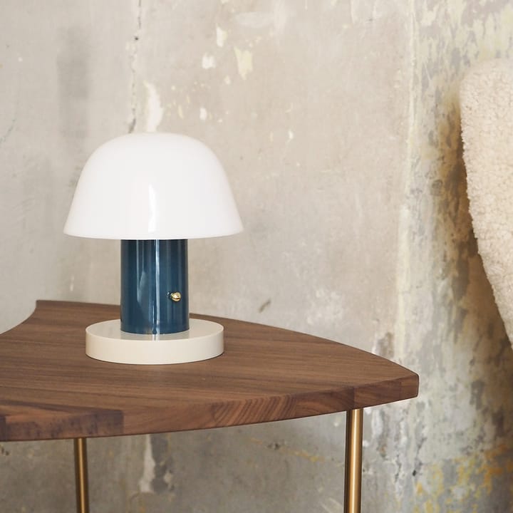 Lampa stołowa Setago JH27 , Twilight-sand (niebieska) &Tradition