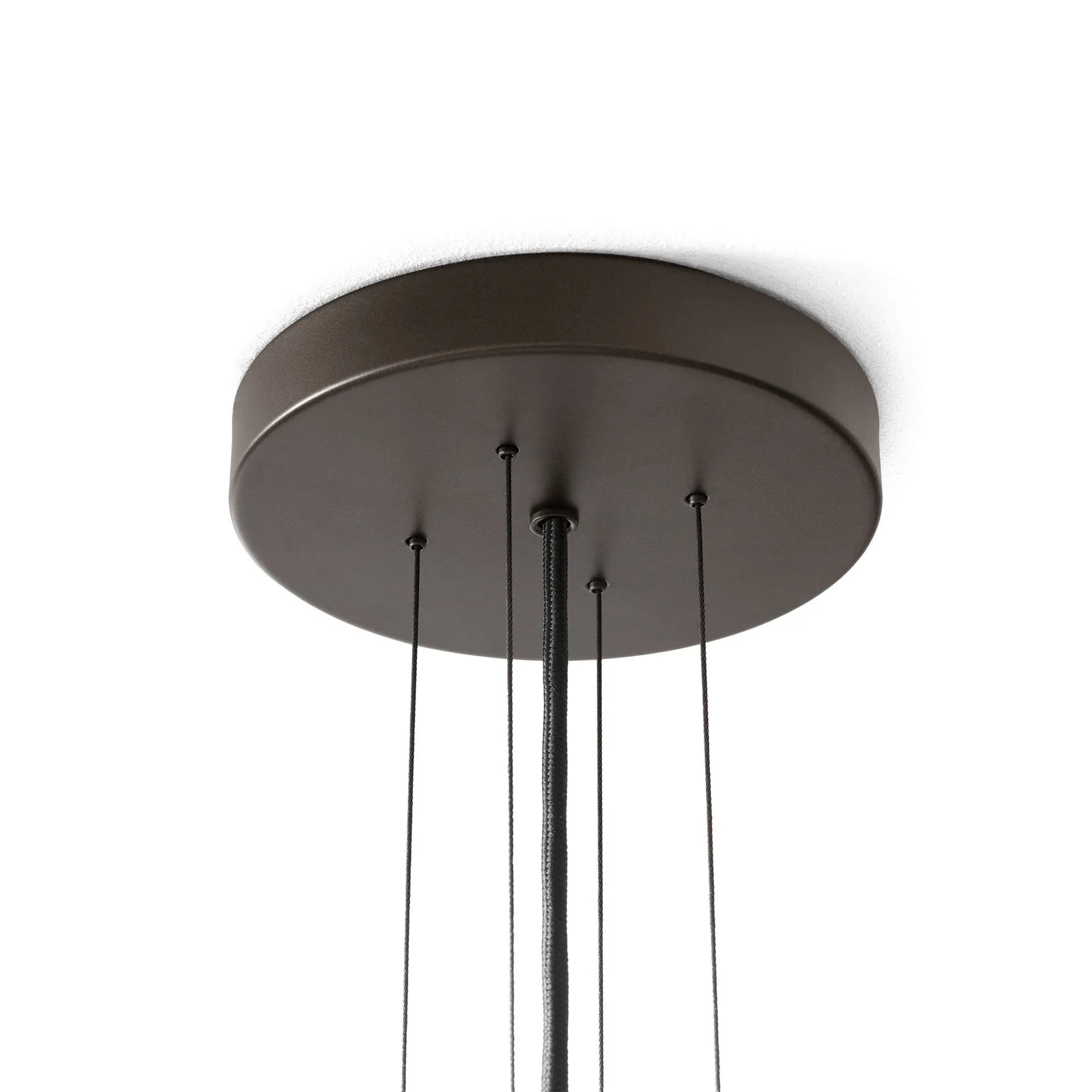 Lampa wisząca Bella chandelier, SC115, Bronzed & Soft Canvas, Ø54 cm &Tradition