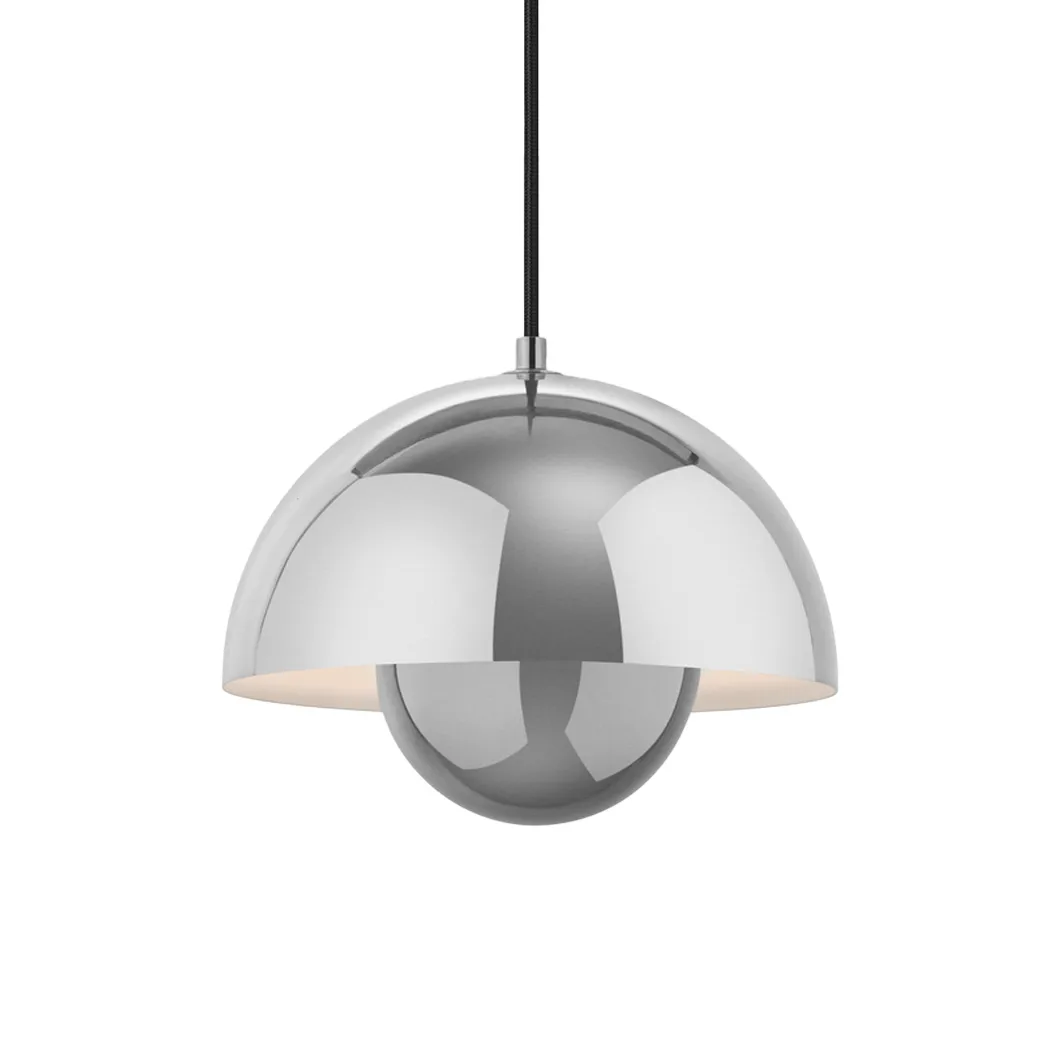 Lampa wisząca Flowerpot VP1, Chrome-plated (chrom) &Tradition