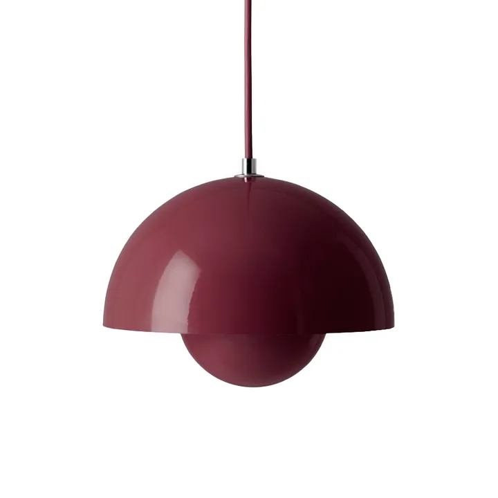 Lampa wisząca Flowerpot VP1 - Dark plum (ciemna śliwka) - &Tradition