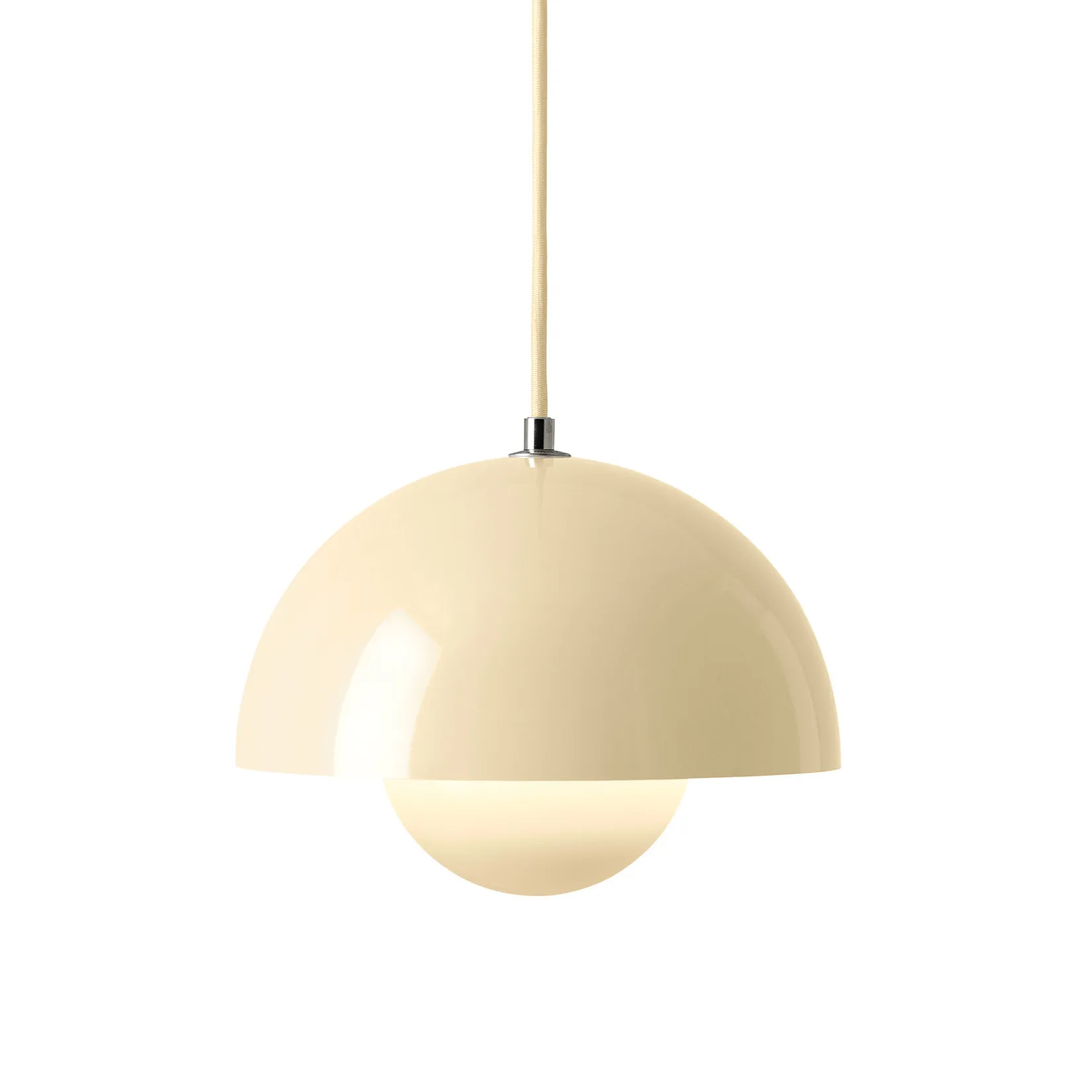 Lampa wisząca Flowerpot VP1, Ivory &Tradition
