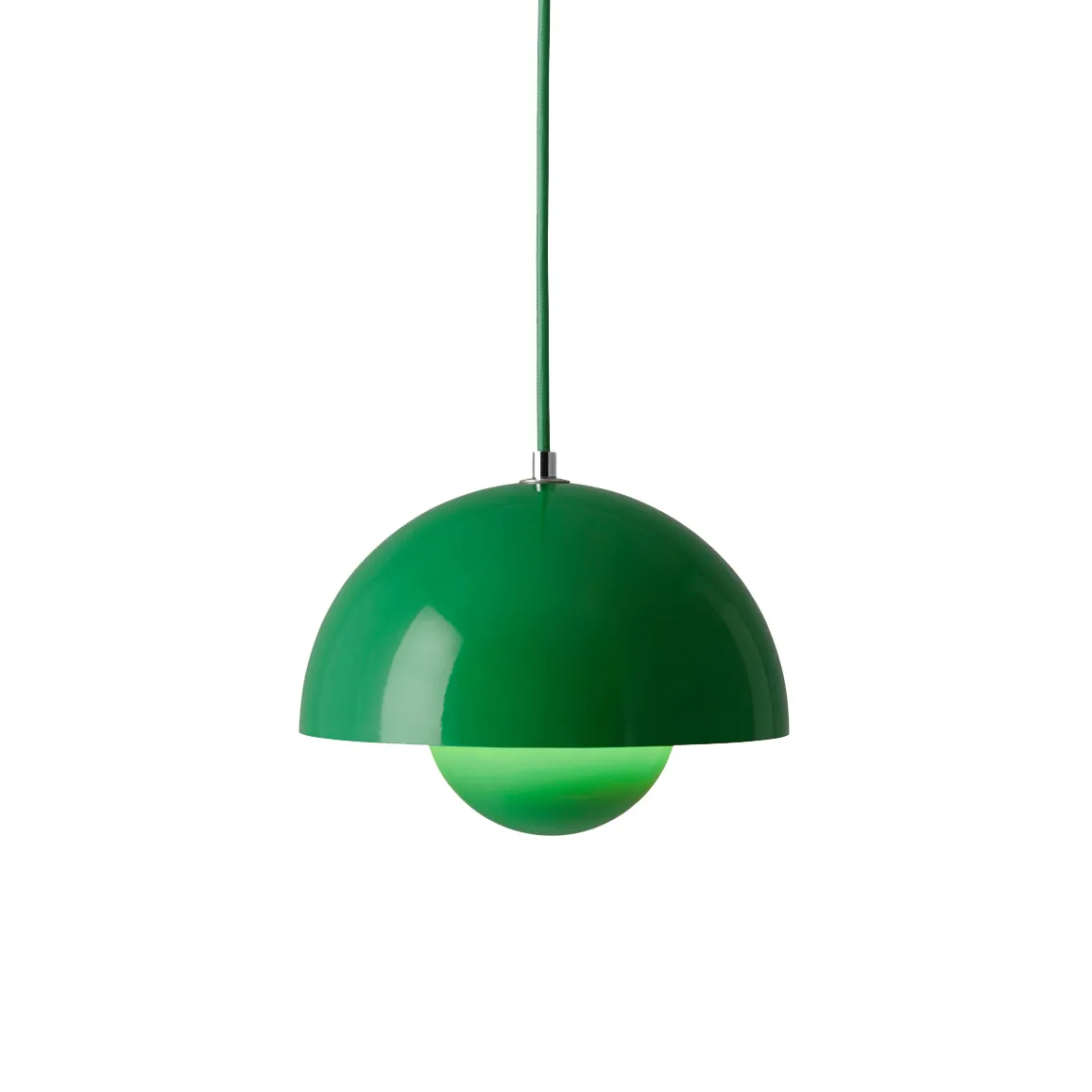 Lampa wisząca Flowerpot VP1, Signal green (zielona) &Tradition