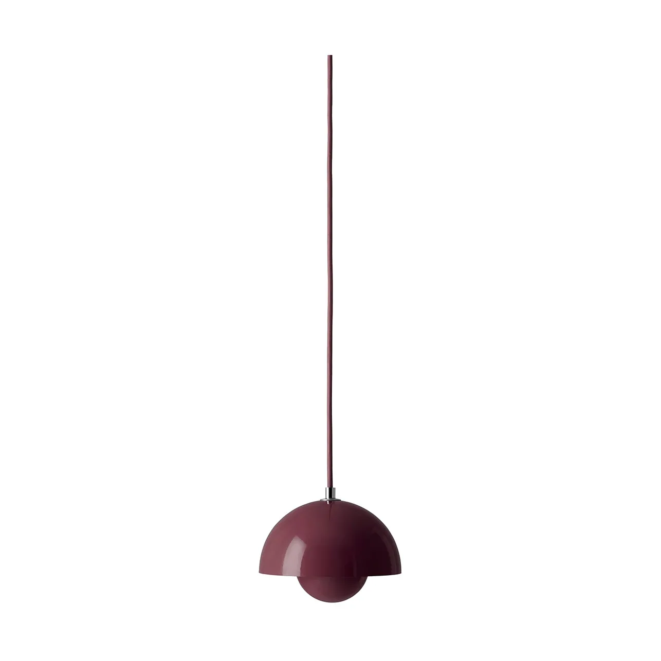 Lampa wisząca Flowerpot VP10, Dark plum &Tradition