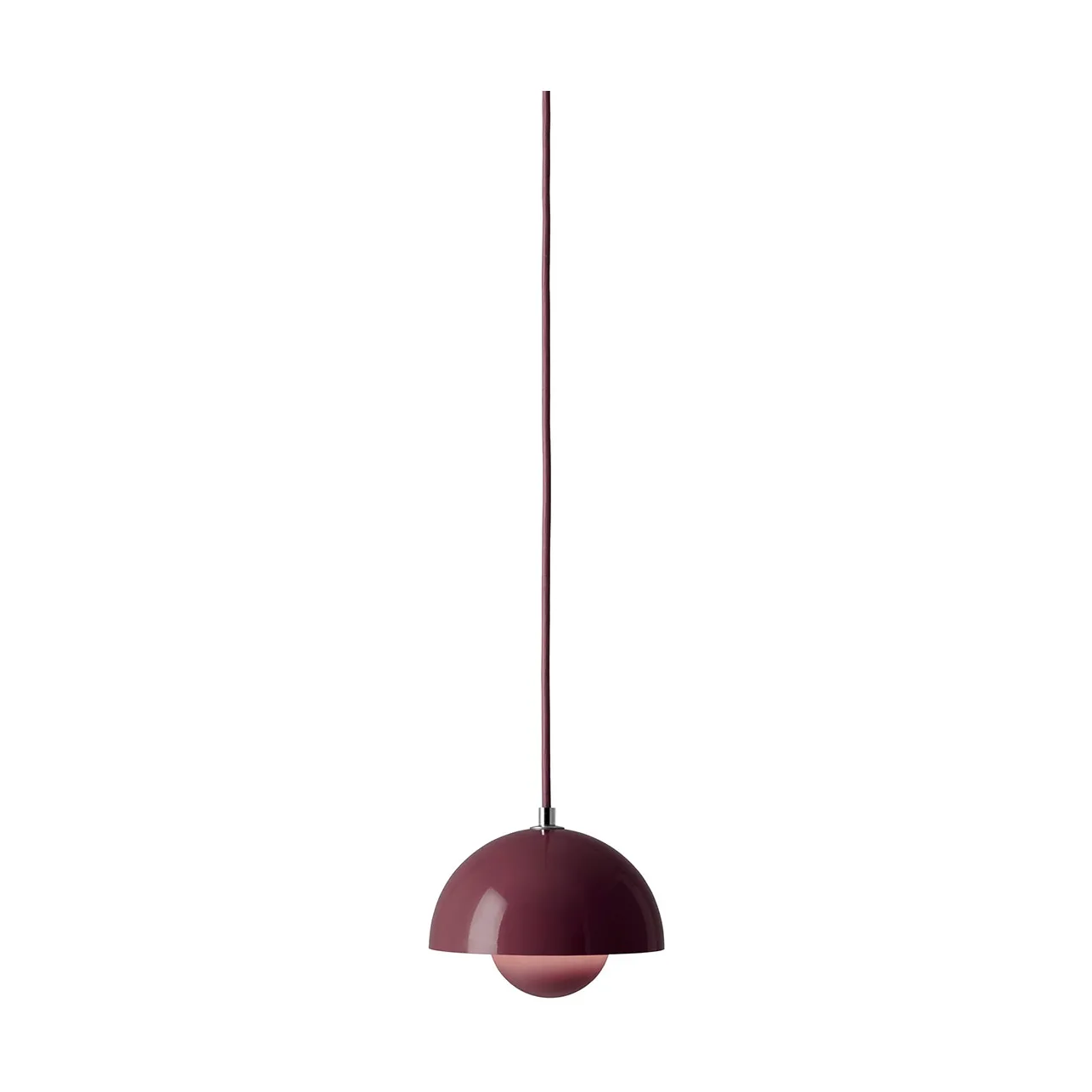 Lampa wisząca Flowerpot VP10, Dark plum &Tradition