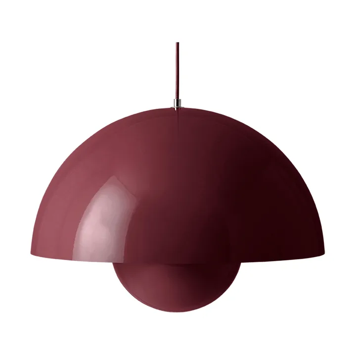 Lampa wisząca Flowerpot VP2, duża - Dark plum - &Tradition