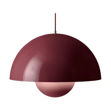 Lampa wisząca Flowerpot VP2, duża - Dark plum - &Tradition