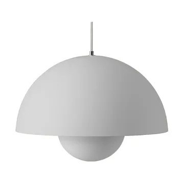 Lampa wisząca Flowerpot VP2, duża - Matt light grey - &Tradition