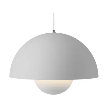 Lampa wisząca Flowerpot VP2, duża - Matt light grey - &Tradition