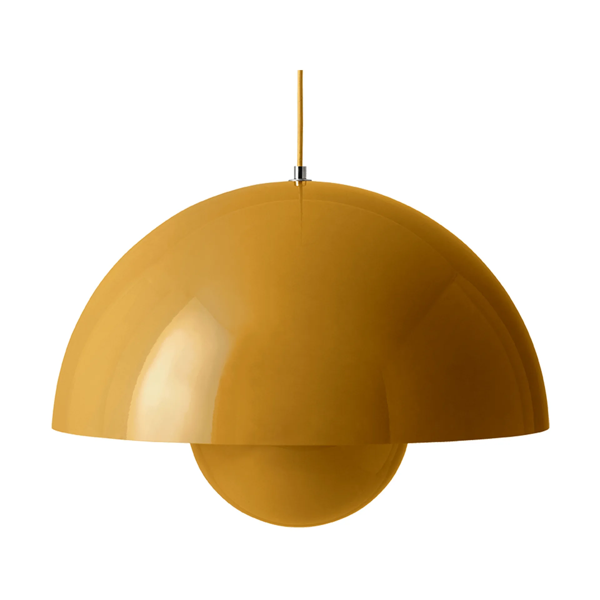 Lampa wisząca Flowerpot VP2, duża, Mustard &Tradition