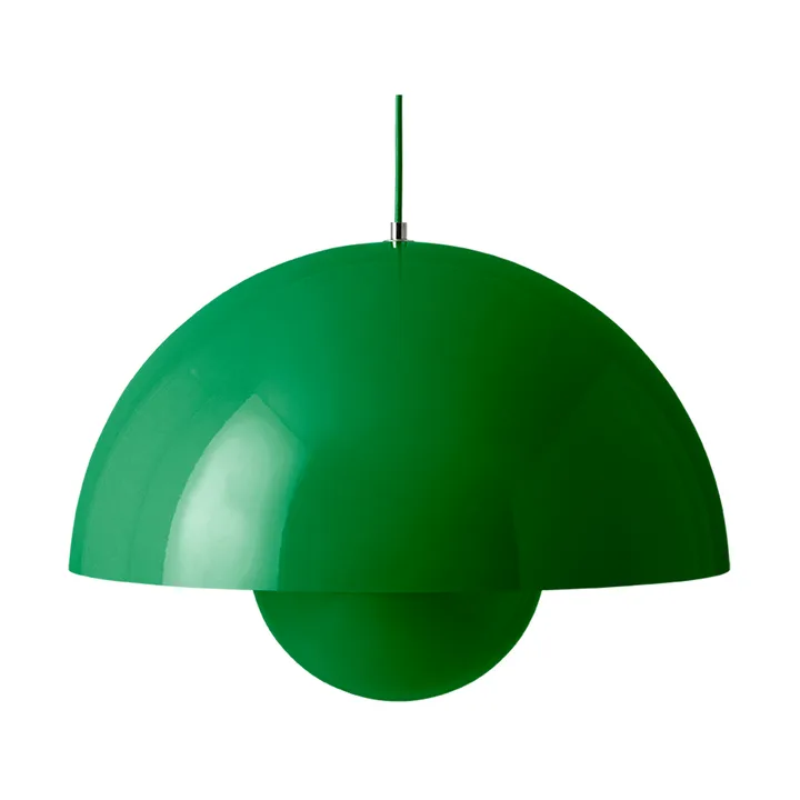 Lampa wisząca Flowerpot VP2, duża - Signal green - &Tradition