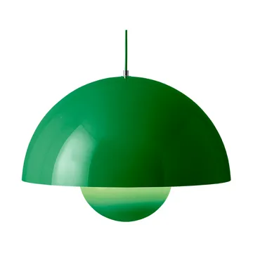 Lampa wisząca Flowerpot VP2, duża - Signal green - &Tradition