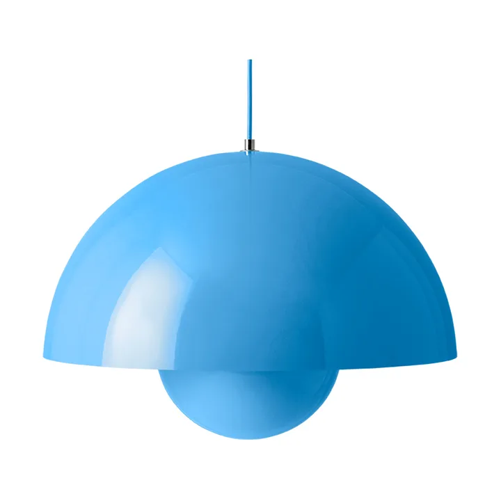 Lampa wisząca Flowerpot VP2, duża - Swim blue - &Tradition