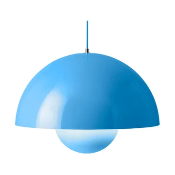 Lampa wisząca Flowerpot VP2, duża - Swim blue - &Tradition
