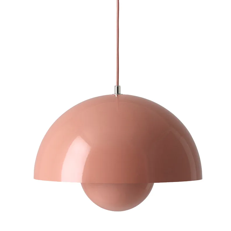 Lampa wisząca Flowerpot VP7, beżowy-czerwony &Tradition