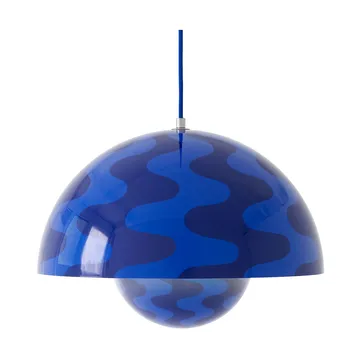 Lampa wisząca Flowerpot VP7 - Cobalt blue-Twilight blue - &Tradition