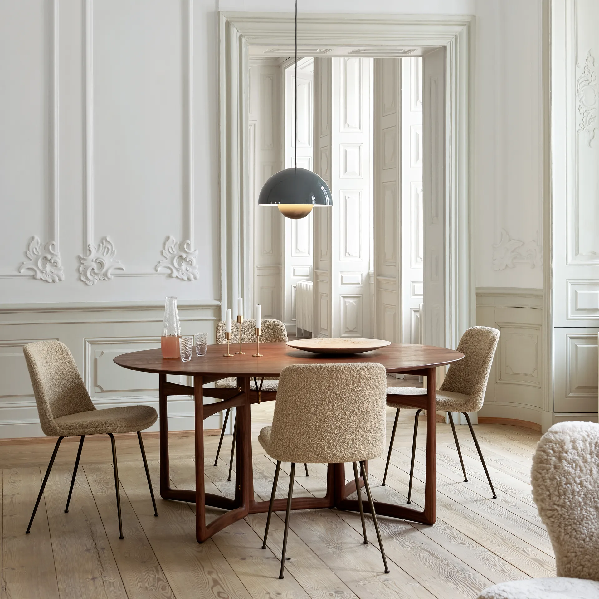 Lampa wisząca Flowerpot VP7, Stone blue &Tradition