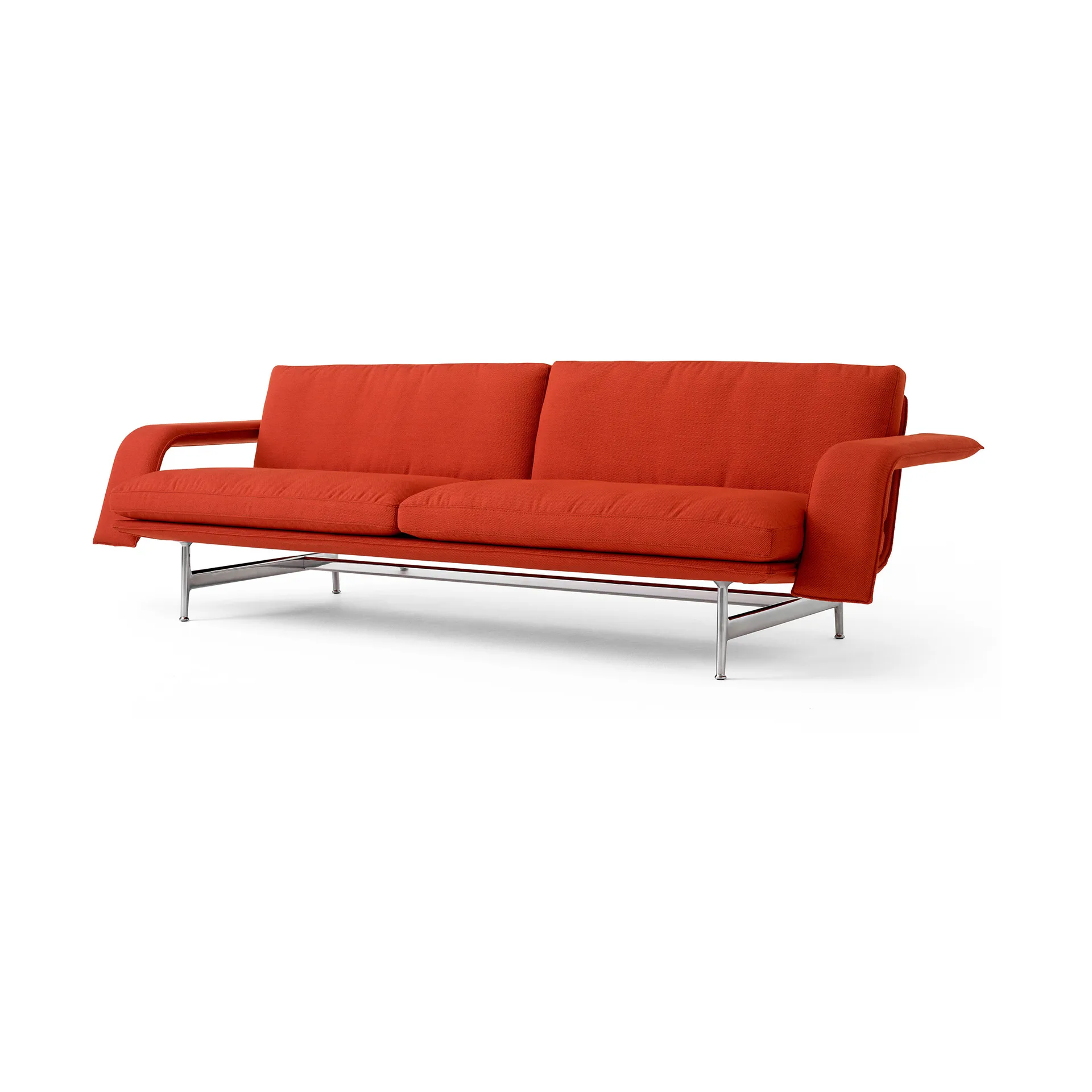 Meantime AV31 sofa 3-osobowa, Pol. aluminium-Fiord 0571 &Tradition