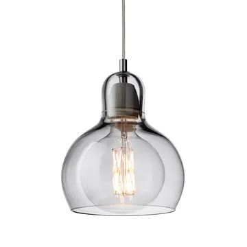 Mega Bulb lampa - Srebrny-przezroczysty kabel - &Tradition