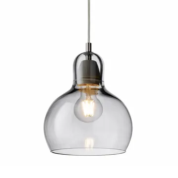 Mega Bulb lampa - Srebrny-przezroczysty kabel - &Tradition