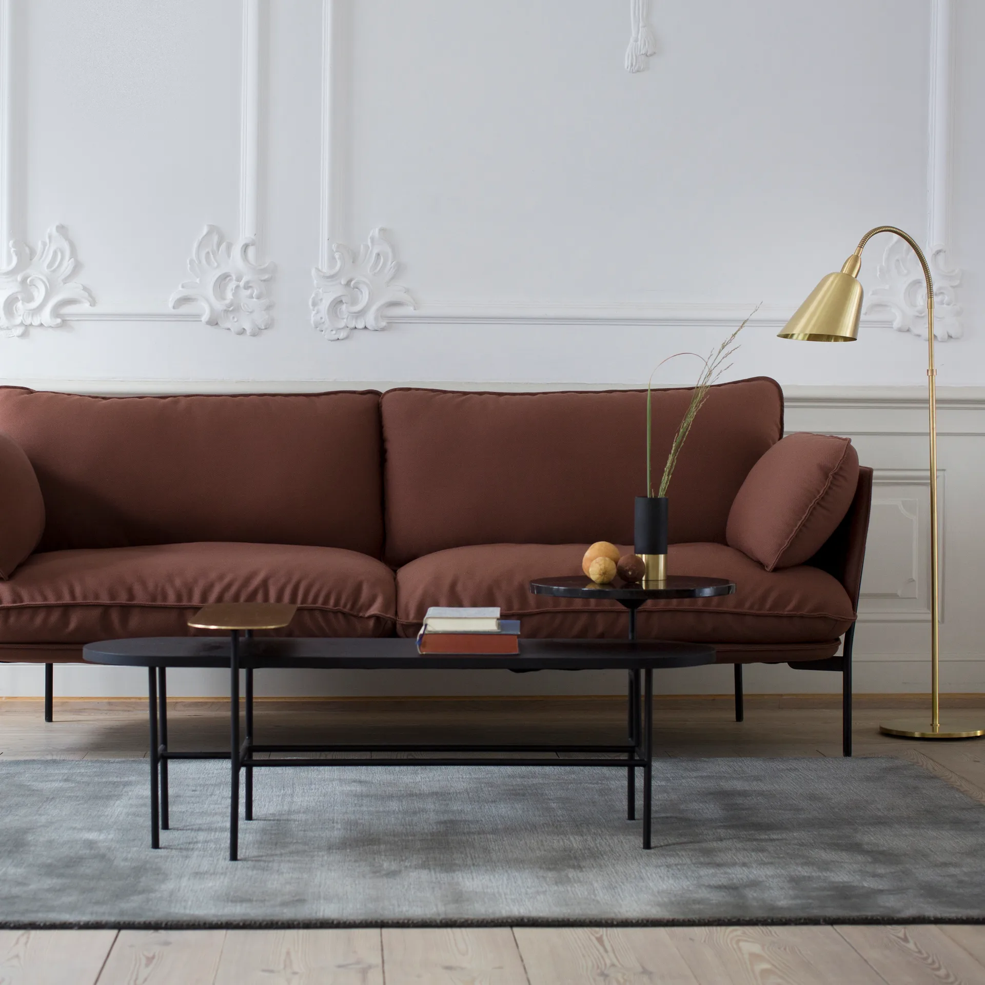 Palette stolik kawowy JH7, czarny &Tradition