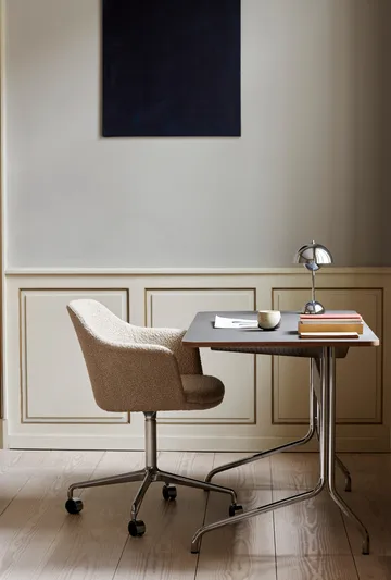 Przenośna lampa stołowa Flowerpot VP9 - Chrome - &Tradition