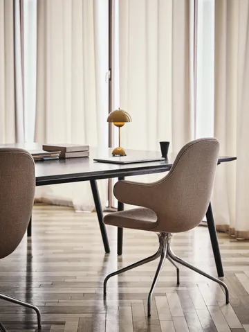 Przenośna lampa stołowa Flowerpot VP9 - Mustard - &Tradition