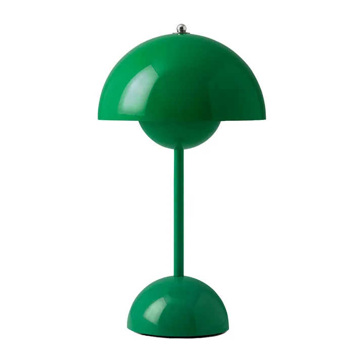 Przenośna lampa stołowa Flowerpot VP9 - Signal green - &Tradition