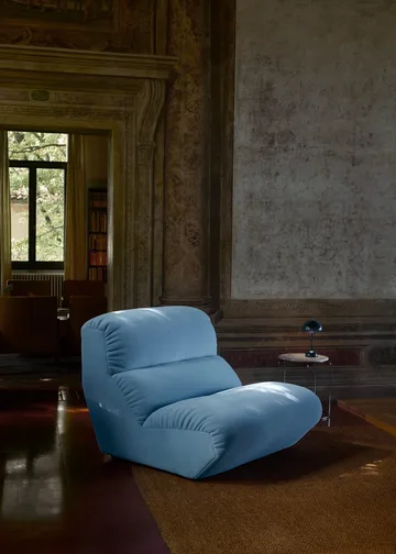 Przenośna lampa stołowa Flowerpot VP9 - Steel blue - &Tradition