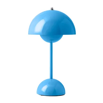 Przenośna lampa stołowa Flowerpot VP9 - Swim blue - &Tradition