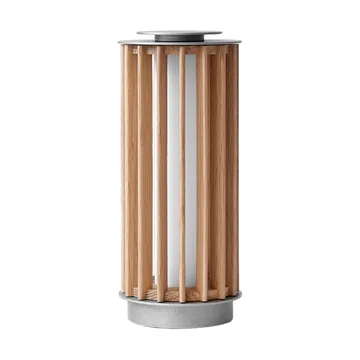 Przenośna lampa stołowa Numbra TY3 - Lakierowany dąb-bębnowane aluminium - &Tradition