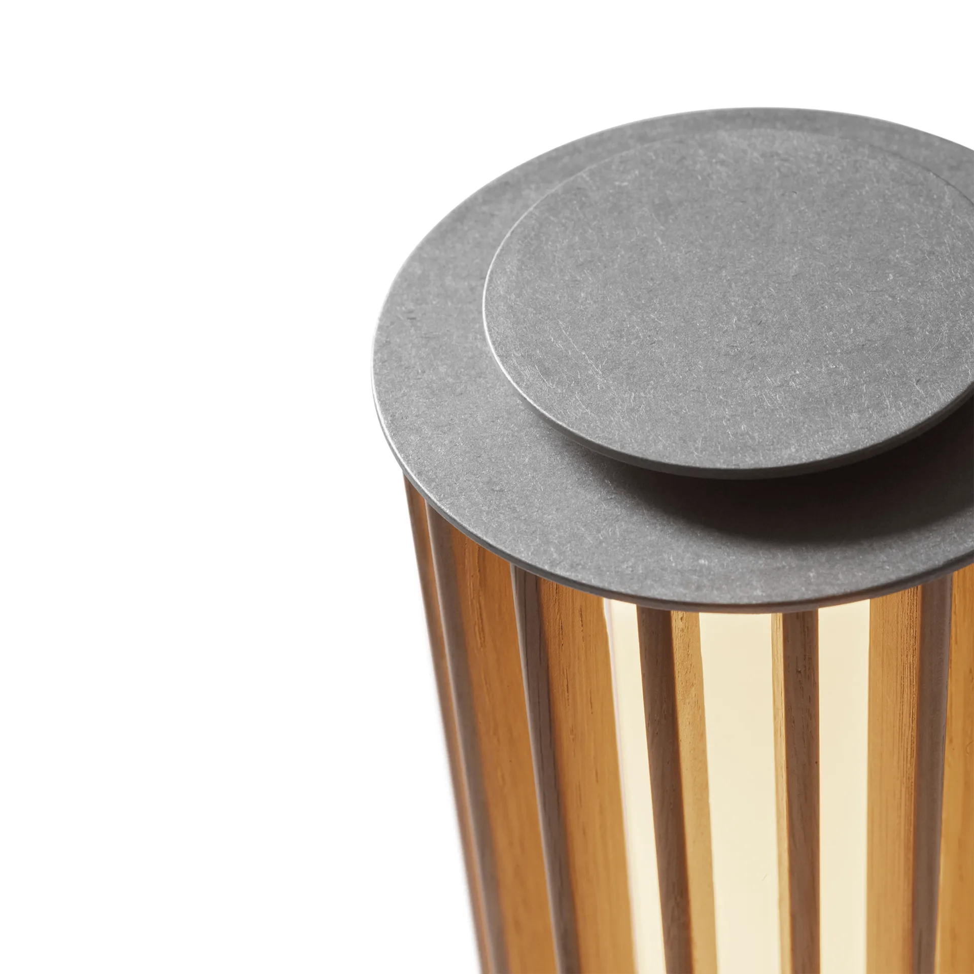 Przenośna lampa stołowa Numbra TY3, Lakierowany dąb-bębnowane aluminium &Tradition