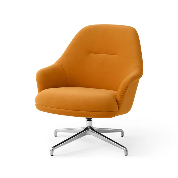 Rely HW139 lounge chair - Gentle 0433 – aluminium - &Tradition