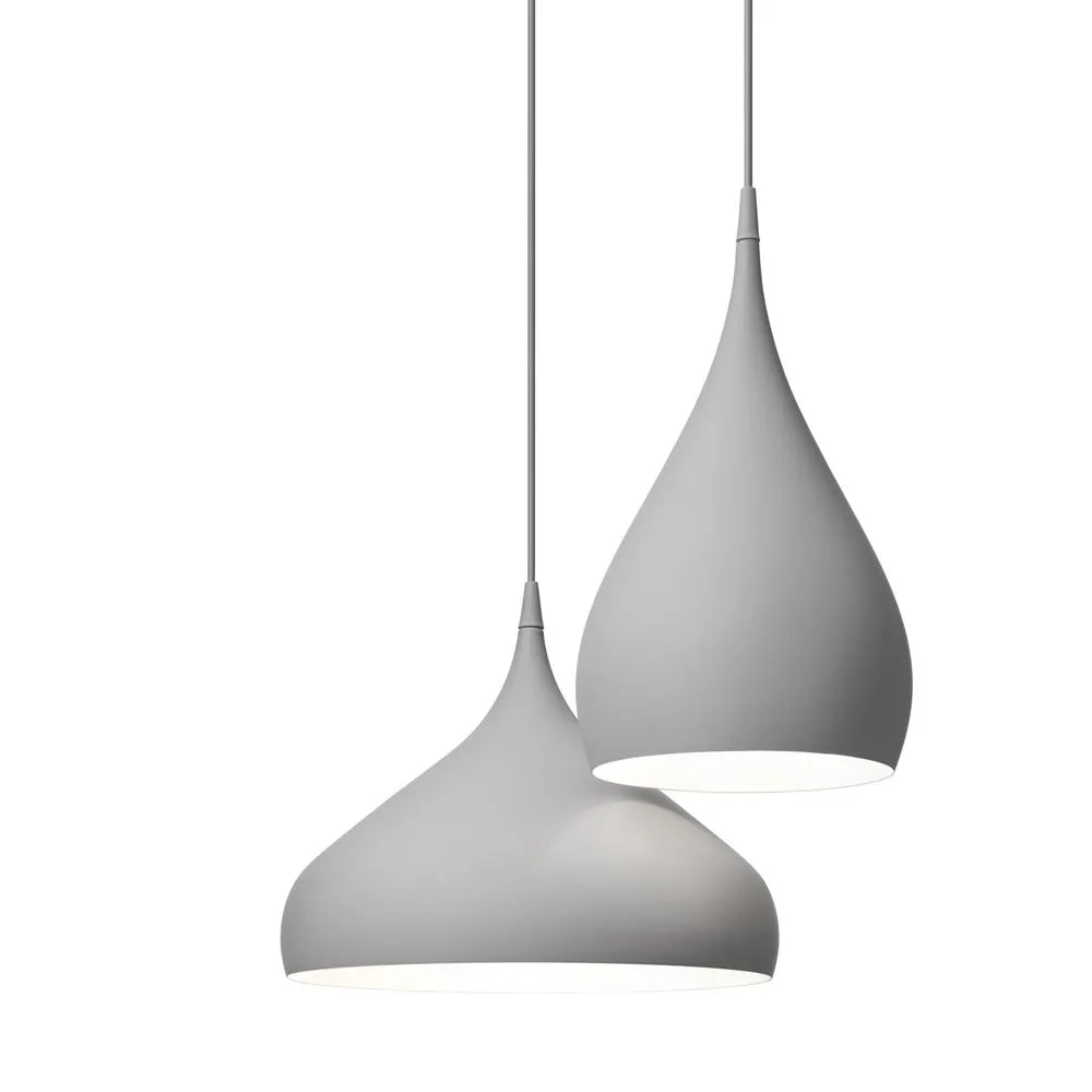 Spinning BH1 lampa wisząca, ciemny szary mat &Tradition