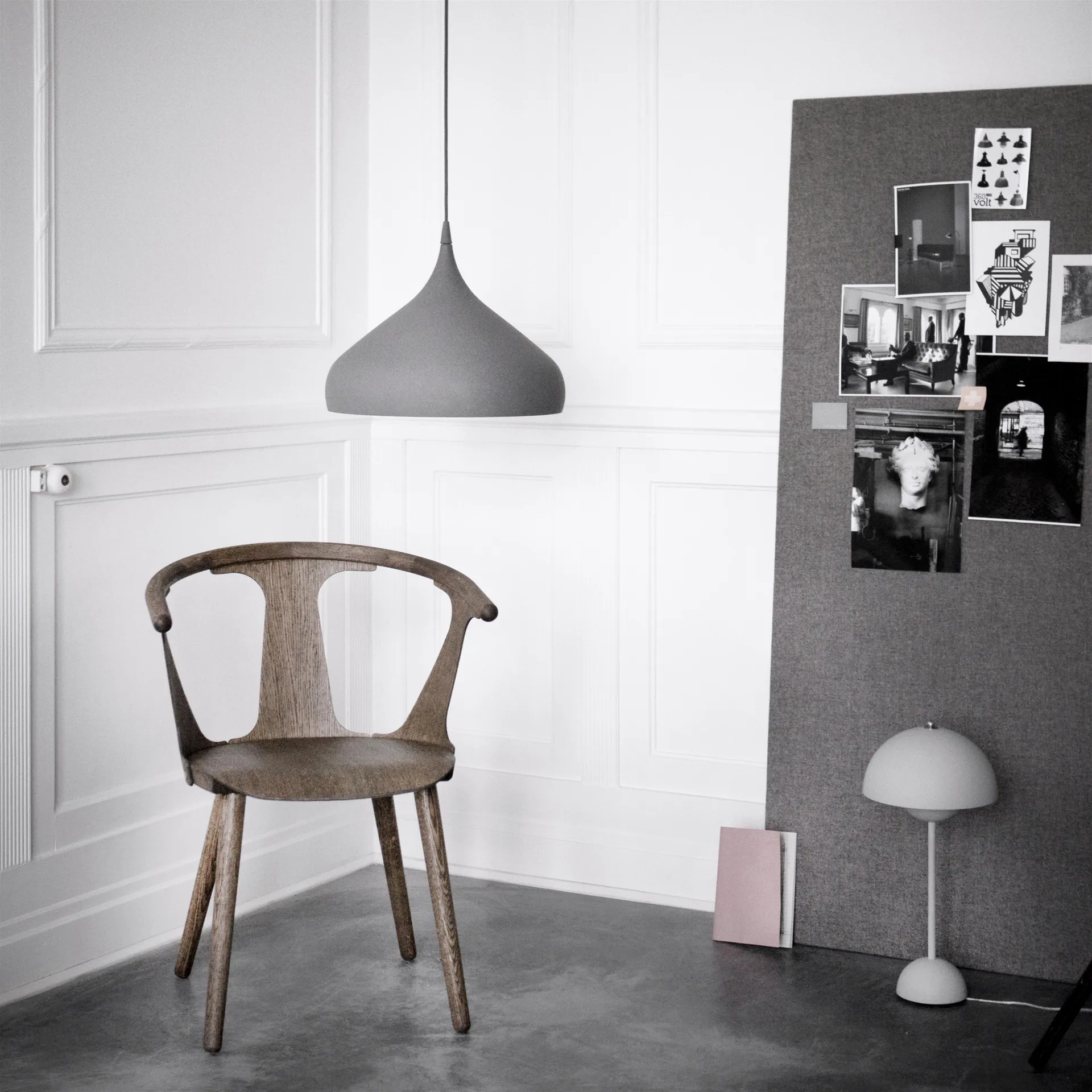 Spinning BH2 lampa wisząca, ciemny szary mat &Tradition