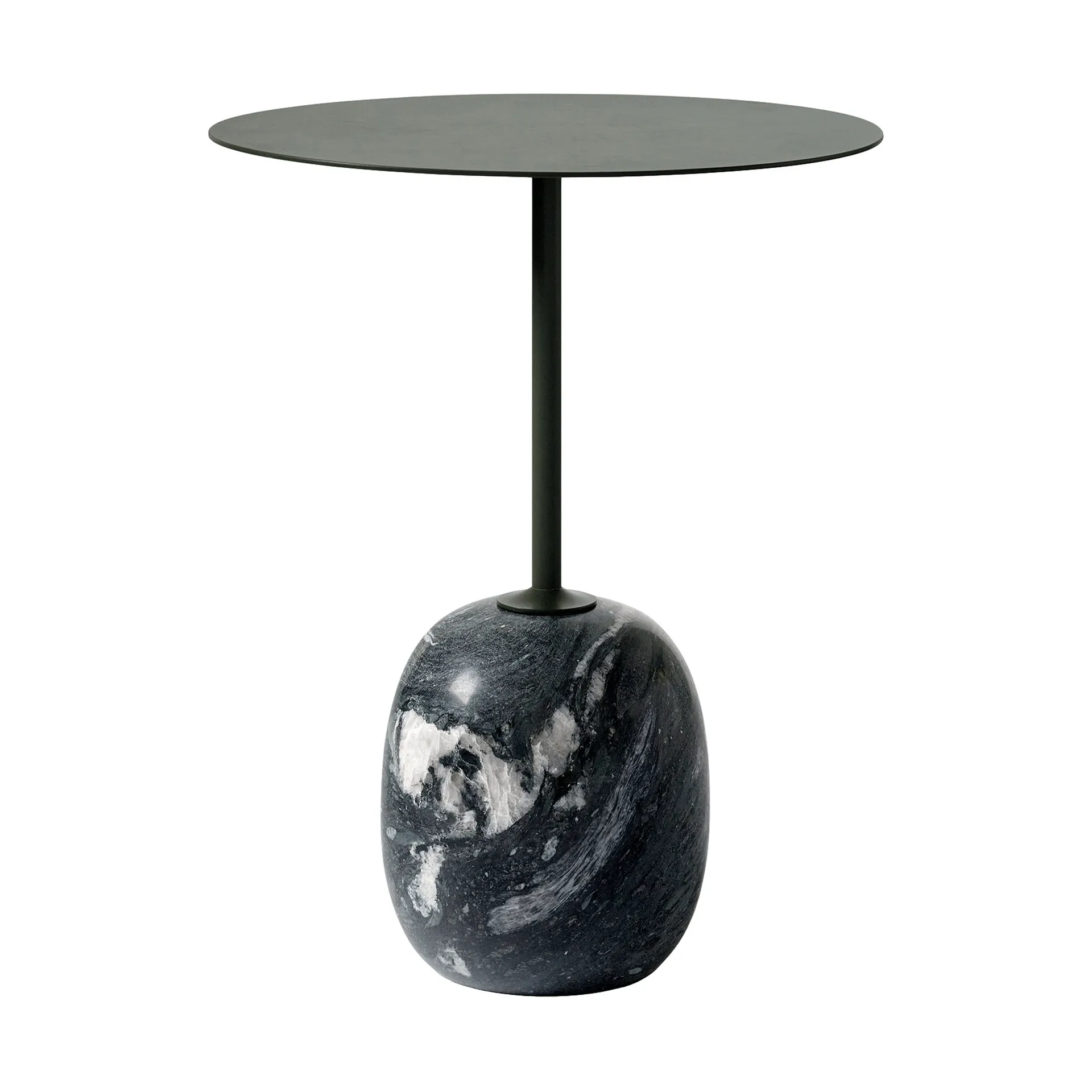 Stół Lato LN8, Deep green-verde grigio, Ø40x50 cm &Tradition
