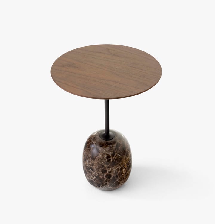 Stół Lato LN8, Lacquered walnut-Emperador marble &Tradition