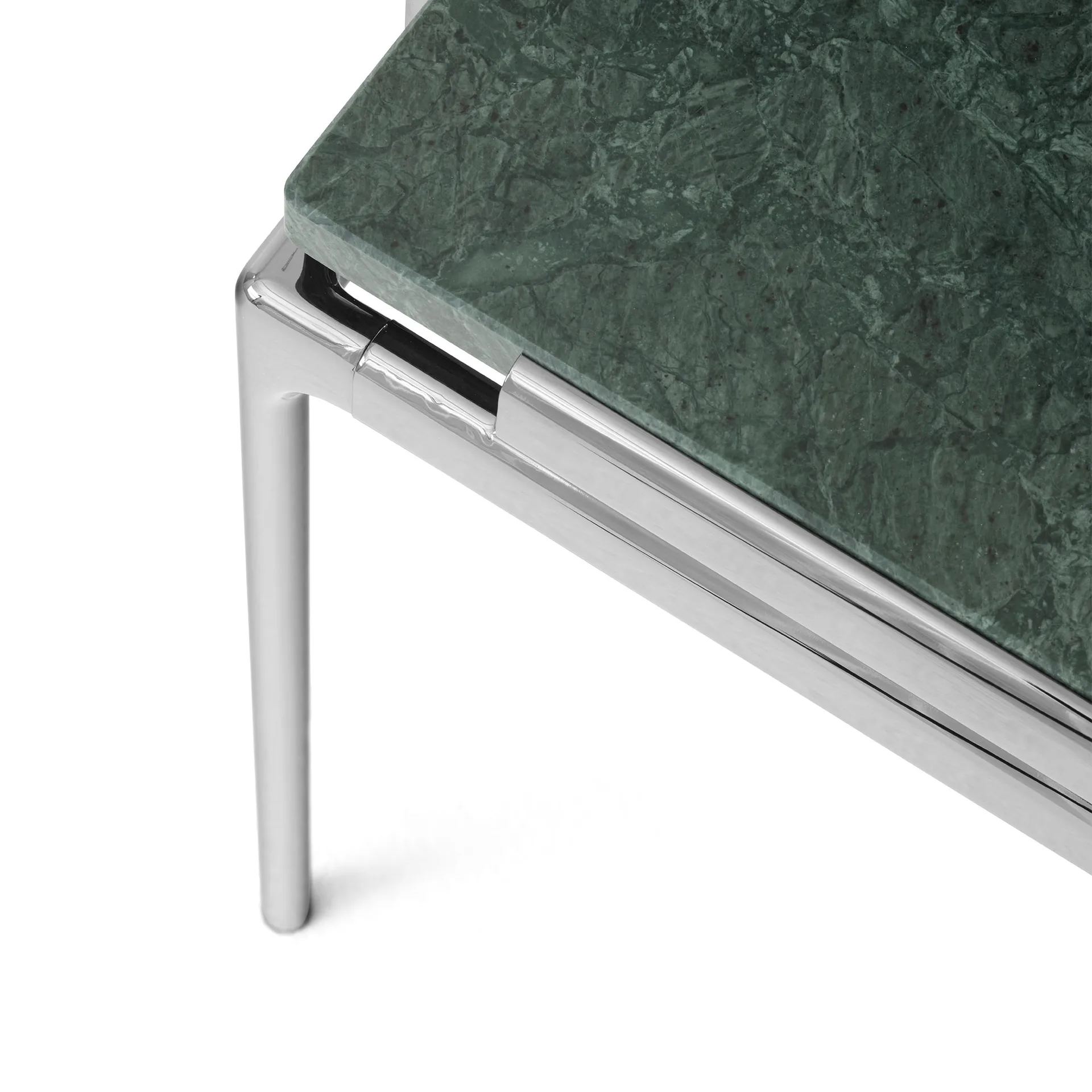 Stolik kawowy Sett LN12, Verde guatemala-dark chrome &Tradition
