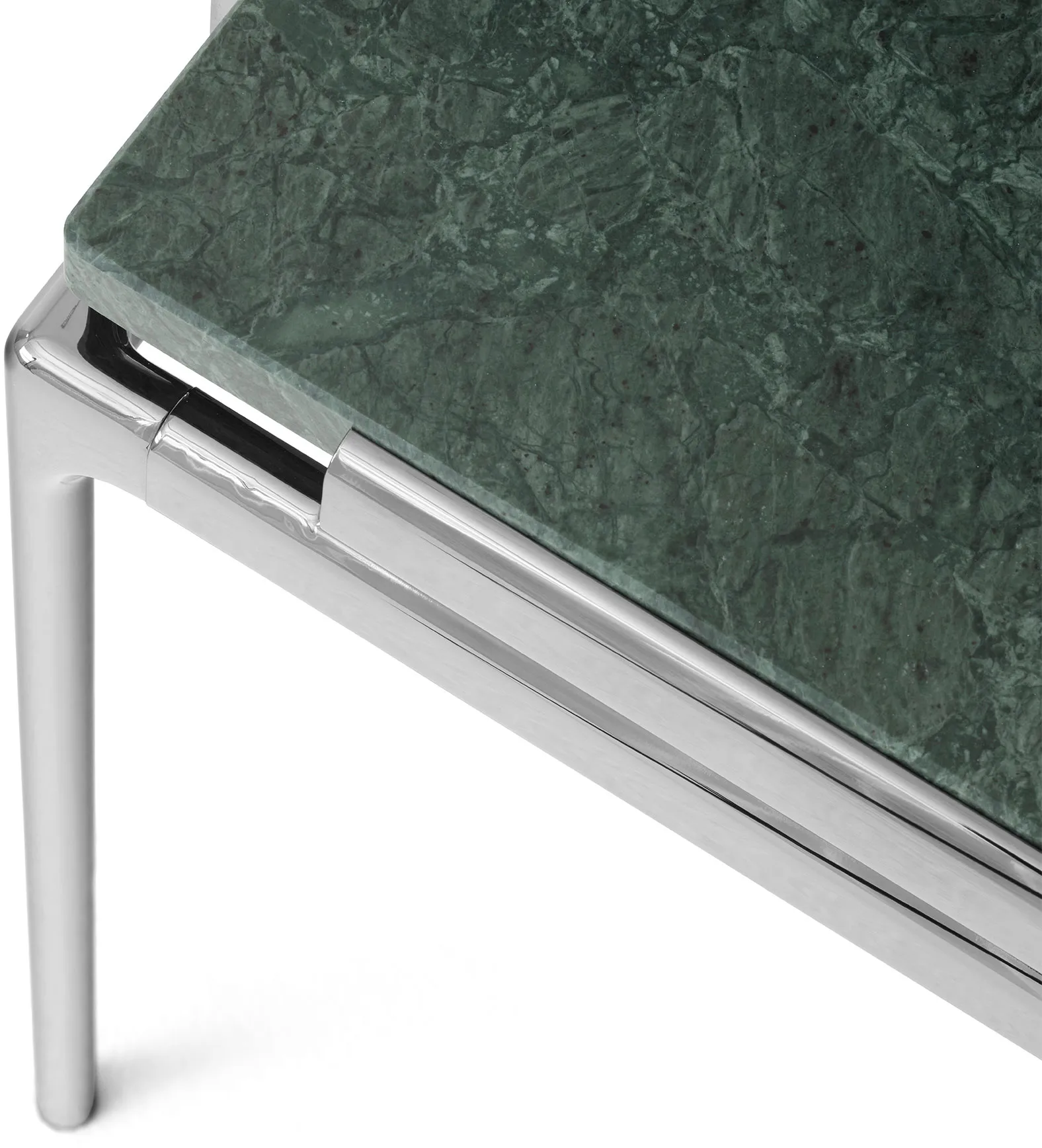 Stolik kawowy Sett LN13, Verde guatemala-dark chrome &Tradition