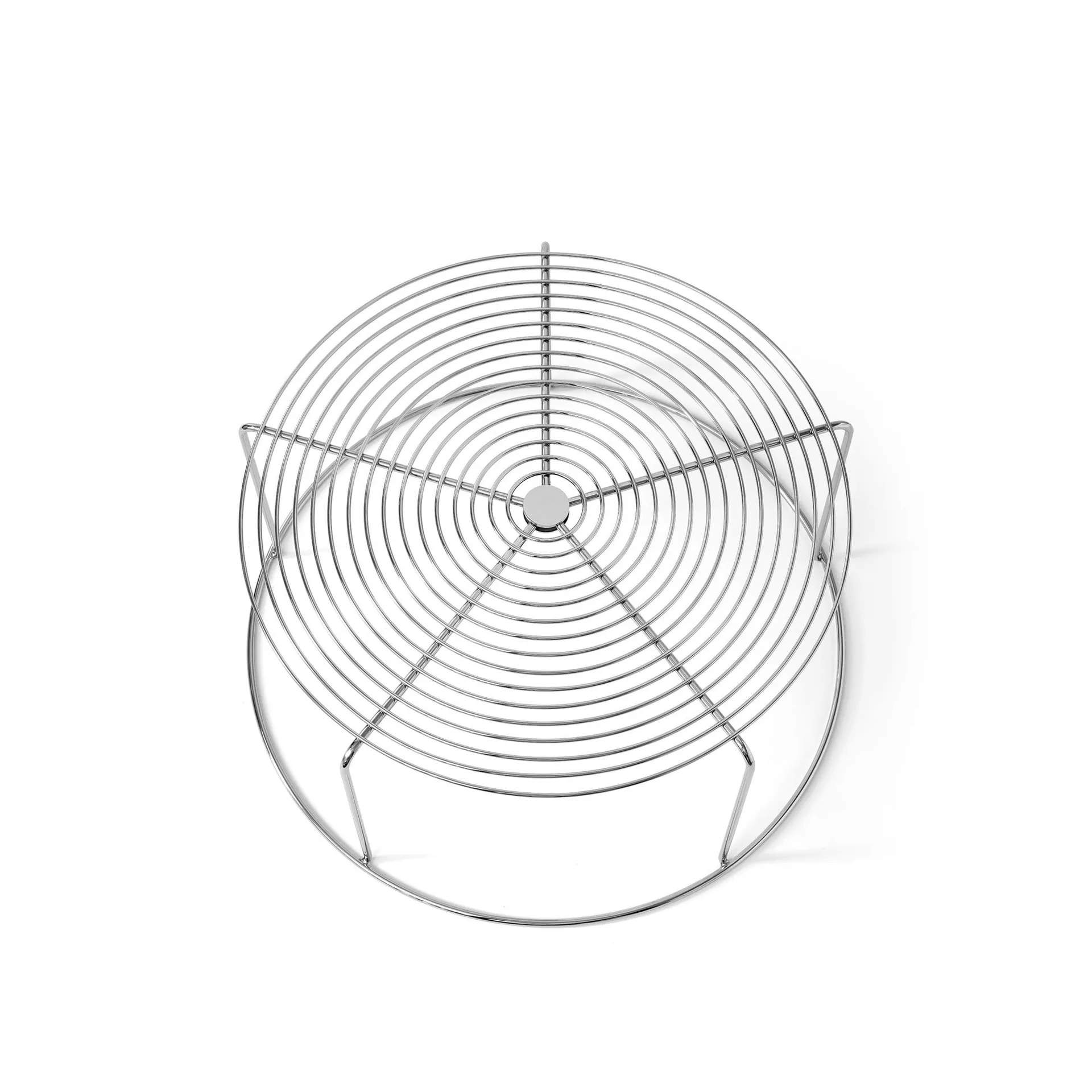 Stolik kawowy Wire VP17, Stal nierdzewna, Ø74x36 cm &Tradition
