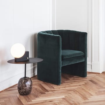 Stolik Lato LN9 - biały, crema diva marmur - &Tradition