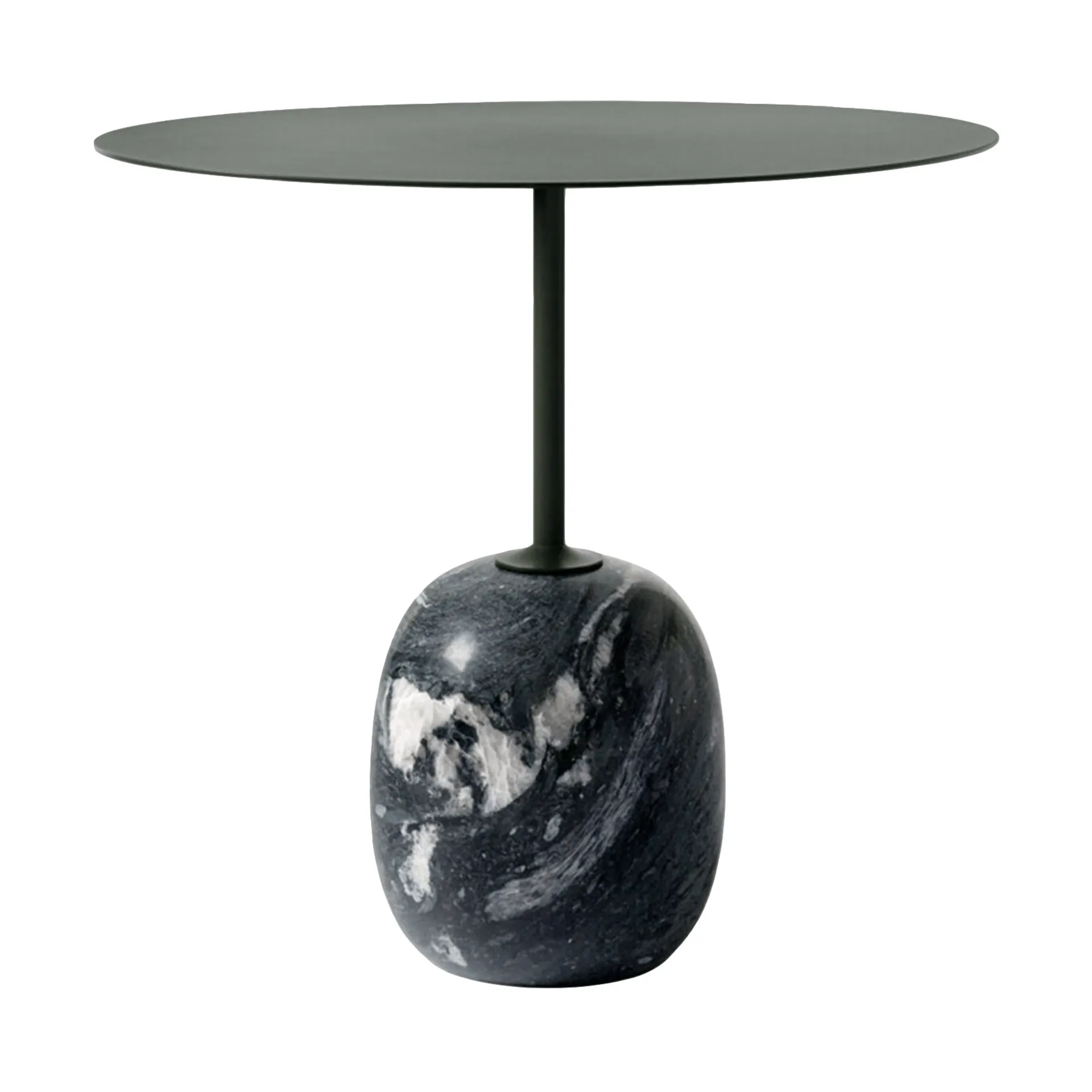 Stolik Lato LN9, Deep green-verde grigio, 40x50x45 cm &Tradition
