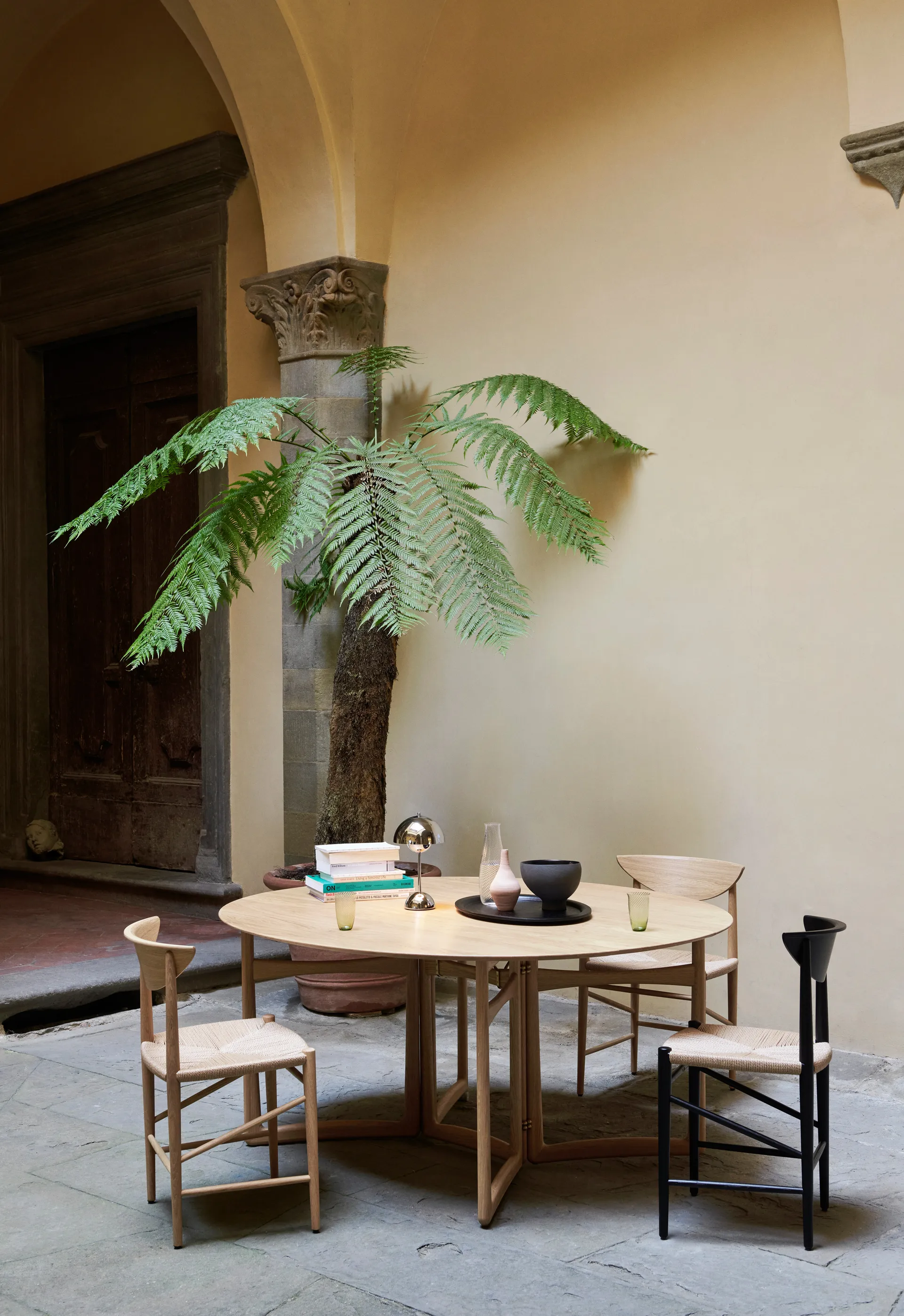 Tacka Collect SC64 28 cm , Black Stained Oak &Tradition