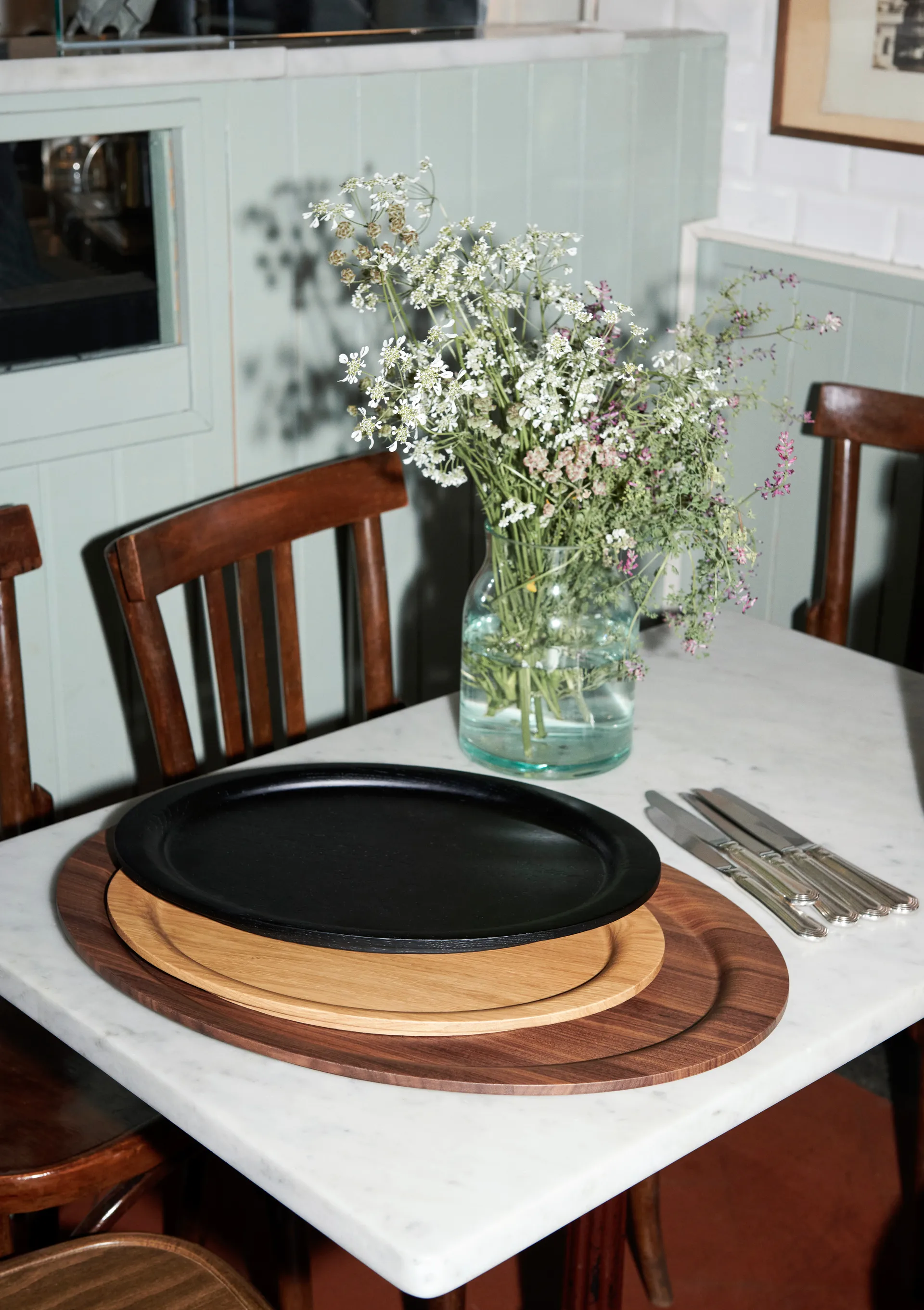 Tacka Collect SC64 38 cm , Black Stained Oak &Tradition