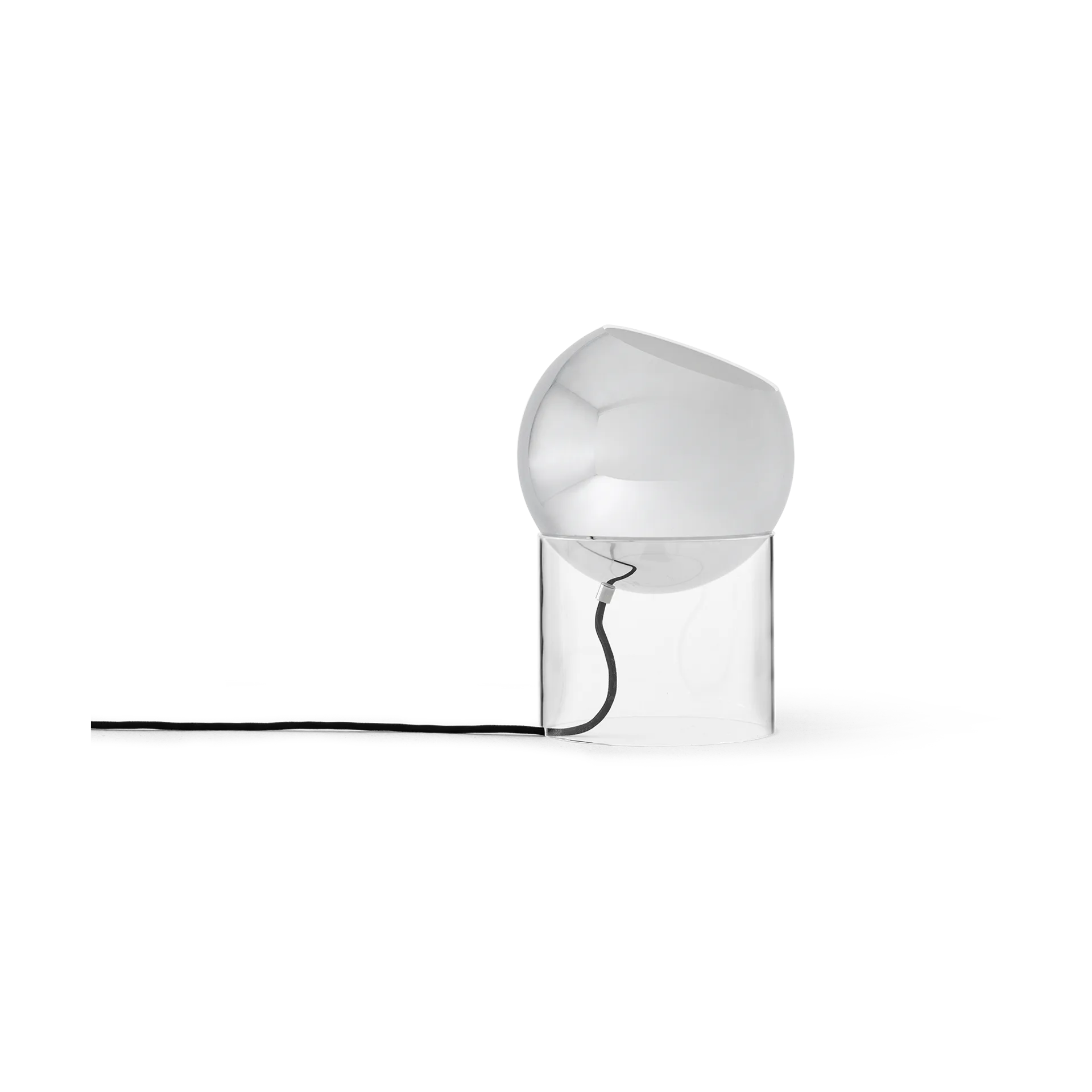 Topan VP13 lampa stołowa 31,5 cm, Clear-chrome plated &Tradition