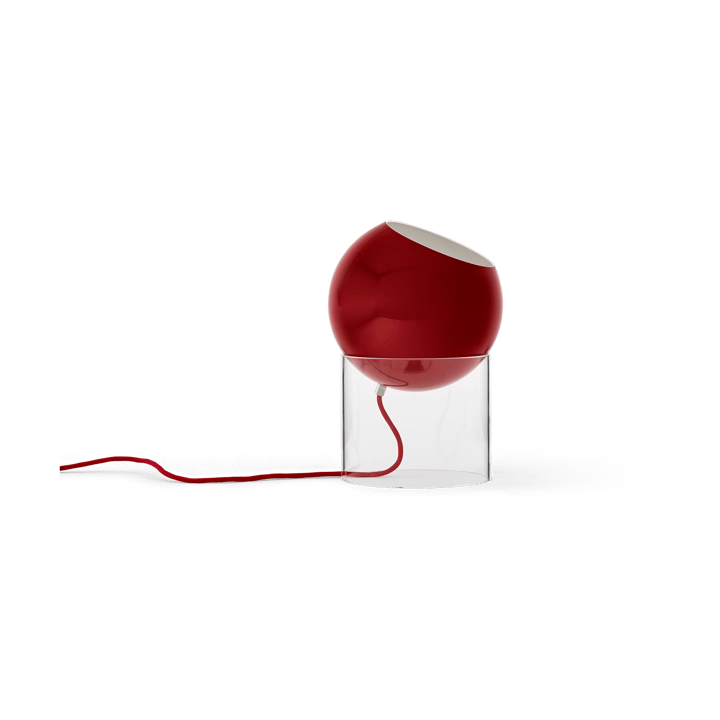 Topan VP13 lampa stołowa 31,5 cm - Clear-vermilion red - &Tradition
