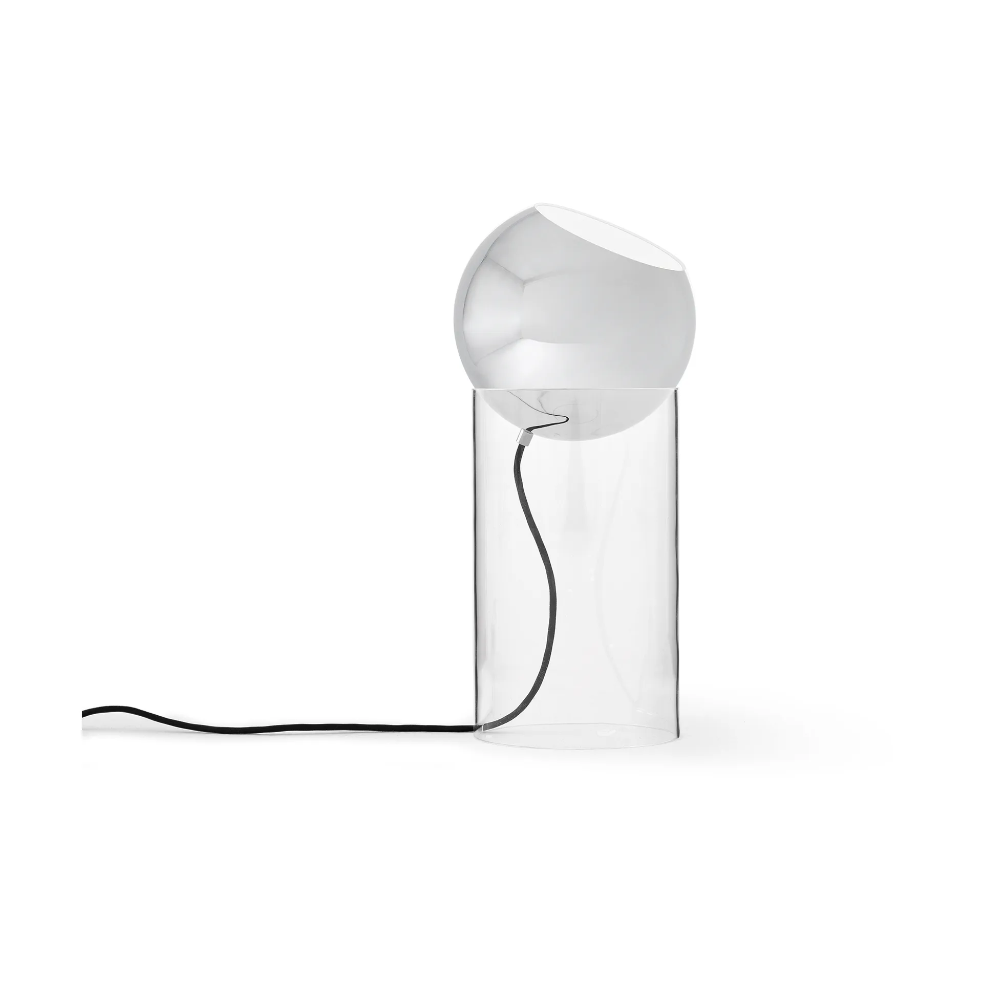 Topan VP14 lampa podłogowa 46,5 cm, Clear-chrome plated &Tradition