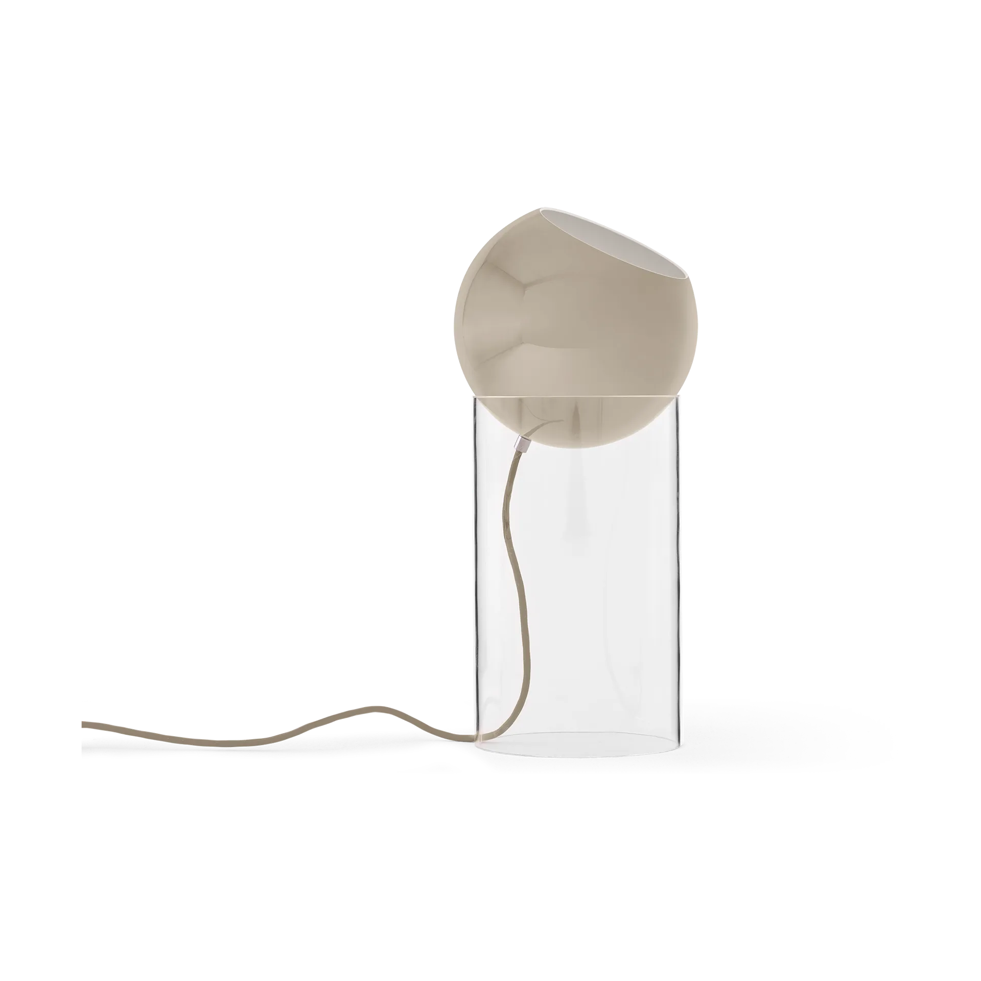 Topan VP14 lampa podłogowa 46,5 cm, Clear-grey beige &Tradition