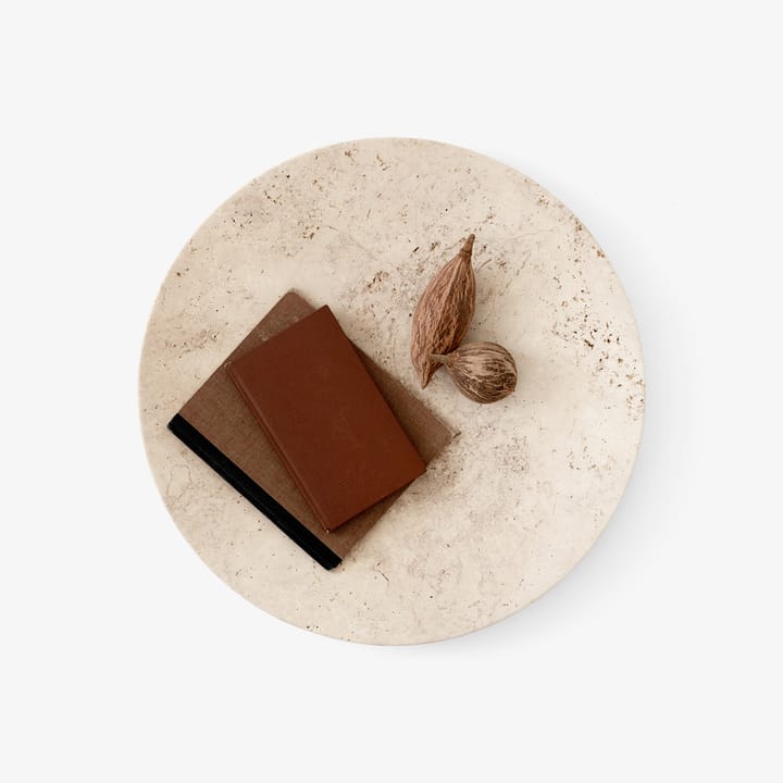 Travertine talerz, imitacja marmuru SC55, Ø50 cm &Tradition