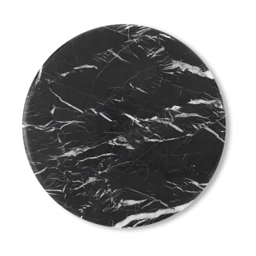 Wire Stool VP11 płyta górna Ø38 cm - Marmur Nero Marquina - &Tradition